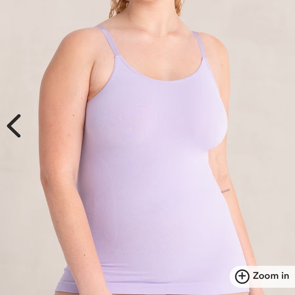 Shapermint Empetua Essentials All Day Every Day Scoop Neck Cami BEIGE SMALL+ XXL - Picture 14 of 16